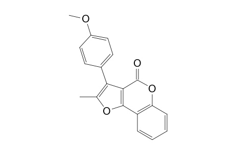 2-Methyl-3-(4-methoxyphenyl)-furo[3,2-c]chromen-4-one