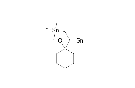 1-[1,2-bis(trimethylstannyl)ethyl]cyclohexan-1-ol