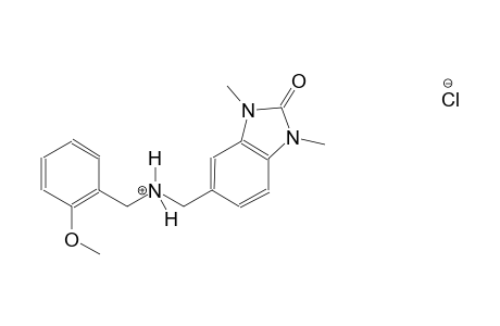 1H-benzimidazole-5-methanaminium, 2,3-dihydro-N-[(2-methoxyphenyl)methyl]-1,3-dimethyl-2-oxo-, chloride