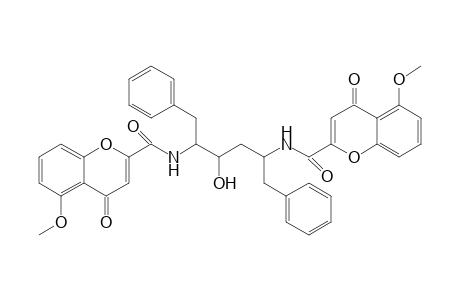 2,5-bis(5'-Methoxybenzopyran-4'-one-2'-carbamoyl)-3-hydroxy-1,6-diphenylhexane