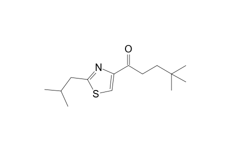 1-(2-isobutylthiazol-4-yl)-4,4-dimethyl-pentan-1-one