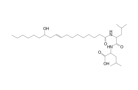 12-(Hydroxy)-9-octadecenoyl-[bis(leucin)]-(5' )-ol