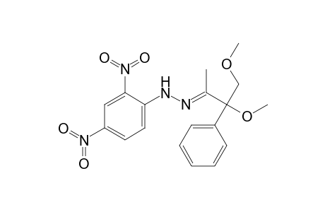 .alpha.-Phenyl-.alpha.-methyl-.alpha.,.alpha.'-dimethoxypropanone-2,4-dinitrophenylhydrazone