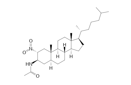 3.beta.-(Acetylamino)-2.alpha.-nitro-5.alpha.-cholestane