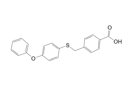 4-(4-Phenoxy-phenylsulfanylmethyl)-benzoic acid