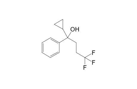 1-cyclopropyl-4,4,4-trifluoro-1-phenylbutan-1-ol