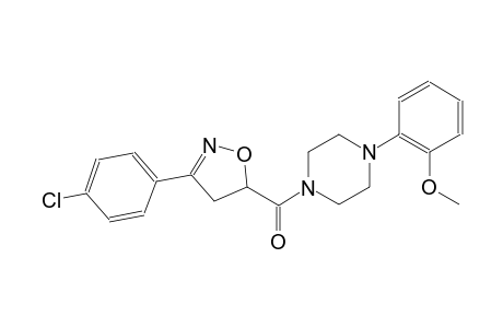 piperazine, 1-[[3-(4-chlorophenyl)-4,5-dihydro-5-isoxazolyl]carbonyl]-4-(2-methoxyphenyl)-