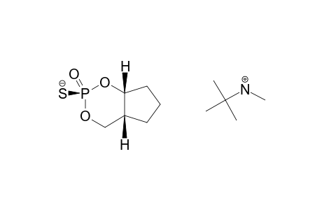 3.beta.-Thioxo-3.alpha.-oxo-cis-2,4-dioxa-3-phosphabicyclo-[4.3.0]-nonane-N-methyl-tert.-butyl-ammoniumsalt