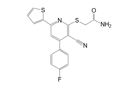 acetamide, 2-[[3-cyano-4-(4-fluorophenyl)-6-(2-thienyl)-2-pyridinyl]thio]-