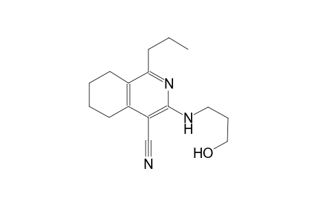 4-isoquinolinecarbonitrile, 5,6,7,8-tetrahydro-3-[(3-hydroxypropyl)amino]-1-propyl-