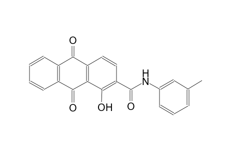 2-anthracenecarboxamide, 9,10-dihydro-1-hydroxy-N-(3-methylphenyl)-9,10-dioxo-