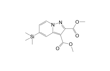 Dimethyl 5-(trimethylsilyl)pyrazolo[1,5-a]pyridine-2,3-dicarboxylate