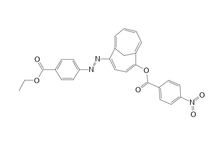2-[4-(ethoxycarbonyl)phenylazo]-5-[4-nitrobenzoyloxy]-1,6-methano[10]annulene