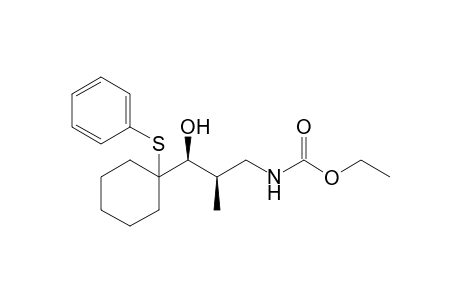 syn-(2RS,3SR)-Ethyl N-{3-Hydroxy-2-methyl-3-[1-(phenylthio)cyclohexyl]propyl}carbamate