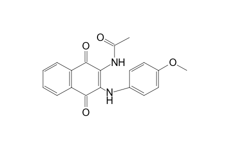 N-[3-(p-ANISIDINO)-1,4-DIHYDRO-1,4-DIOXO-2-NAPHTHYL]ACETAMIDE