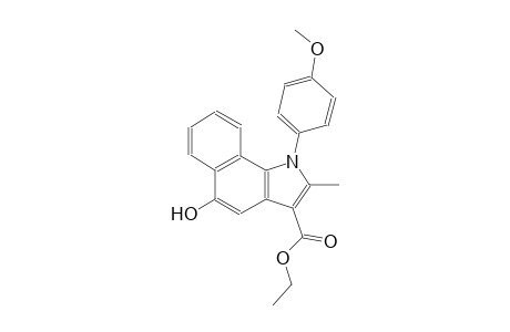 ethyl 5-hydroxy-1-(4-methoxyphenyl)-2-methyl-1H-benzo[g]indole-3-carboxylate