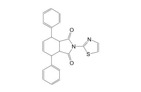 1H-isoindole-1,3(2H)-dione, 3a,4,7,7a-tetrahydro-4,7-diphenyl-2-(2-thiazolyl)-