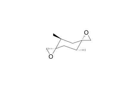 4cis,9trans-Dimethyl-1rel,7trans-dioxadispiro[2,2,2,2]decane