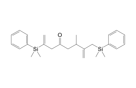 2-(Dimethylphenylsilyl)-7-[(dimethylphenylsilyl)methyl]-6-methylocta-1,7-dien-4-one