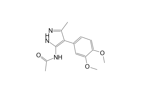 N-[4-(3,4-dimethoxyphenyl)-3-methyl-1H-pyrazol-5-yl]acetamide