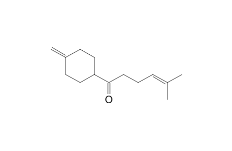 4-Hexen-1-one, 5-methyl-1-(4-methylenecyclohexyl)-