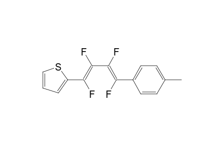 (E,E)-1-(2-Thienyl)-4-(p-tolyl)-1,2,3,4-tetrafluoro-1,3-butadiene