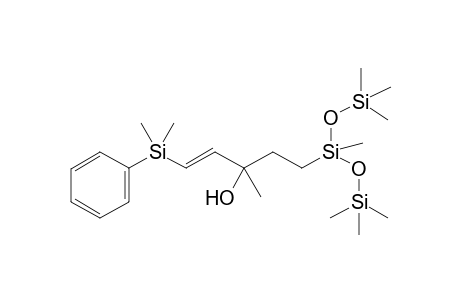 (E)-1-[dimethyl(phenyl)silyl]-3-methyl-5-[methyl-bis(trimethylsilyloxy)silyl]pent-1-en-3-ol