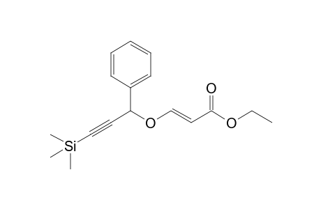 (+-)-Ethyl (E)-3-[1-Phenyl-3-(trimethylsilyl)prop-2-ynyloxy]acrylate