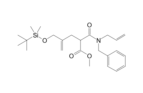 2-(Allylbenzylcarbamoyl)-4-(tert-butyldimethylsilyloxymethyl)pent-4-enoic acid methyl ester