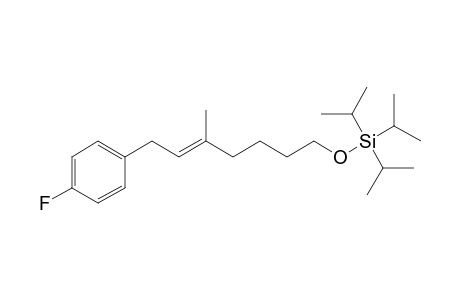 {[(E)-7-(4-Fluorophenyl)-5-methylhept-5-enyl]oxy}triisopropylsilane