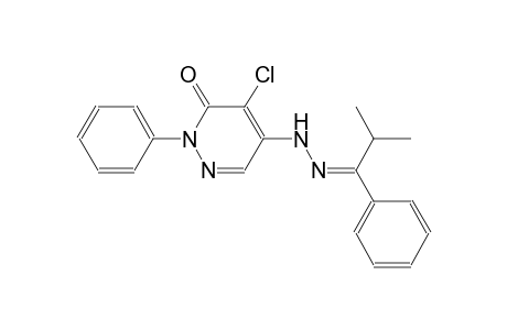 4-chloro-5-[(2E)-2-(2-methyl-1-phenylpropylidene)hydrazino]-2-phenyl-3(2H)-pyridazinone