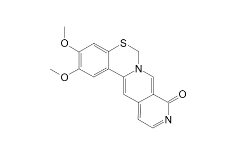 6H,8H-[2,7]Naphthyridino[2,3-c][1,3]benzothiazin-8-one, 2,3-dimethoxy-