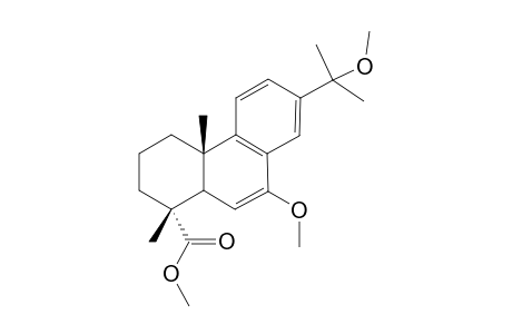 Didehydro-7-[methoxy*]-9-(methoxy)abietic acid - methyl ester