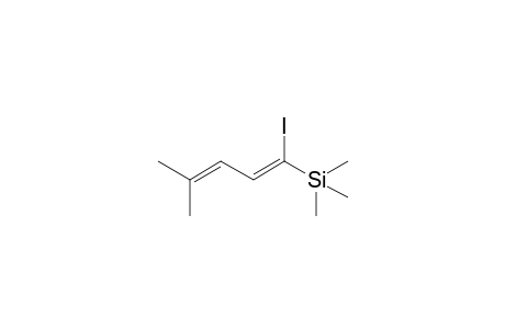 1-Iodo-4-methyl-1-(trimethylsilyl)penta-1,3-diene