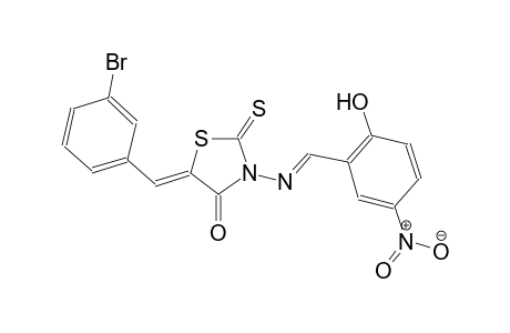 4-thiazolidinone, 5-[(3-bromophenyl)methylene]-3-[[(E)-(2-hydroxy-5-nitrophenyl)methylidene]amino]-2-thioxo-, (5Z)-