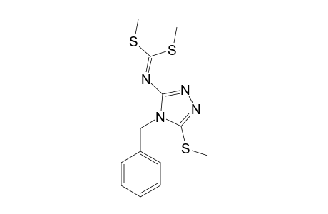 DIMETHYL-(3-METHYLTHIO-4-BENZYL-4H-1,2,4-TRIAZOL-5-YL)-IMINODITHIOCARBONATE