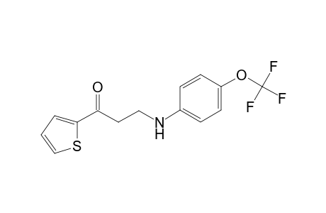 1-(2-Thienyl)-3-[4-(trifluoromethoxy)anilino]propan-1-one