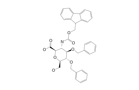 3-(FLUORENYLMETHOXYCARBONYL)-AMINO-2,6-ANHYDRO-4,5-DI-O-BENZYL-3-DEOXY-BETA-D-GLYCERO-D-GULO-HEPTONIC-ACID