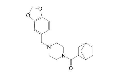 1-(1,3-benzodioxol-5-ylmethyl)-4-(bicyclo[2.2.1]hept-2-ylcarbonyl)piperazine