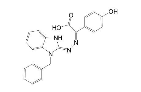2-[1-Benzylbenzimidazol-2-yl)hydrazono] N'-[.alpha.-(4'-hydroxyphenyl)acetic acid]