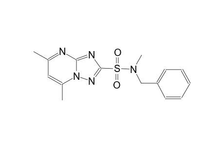 [1,2,4]triazolo[1,5-a]pyrimidine-2-sulfonamide, N,5,7-trimethyl-N-(phenylmethyl)-