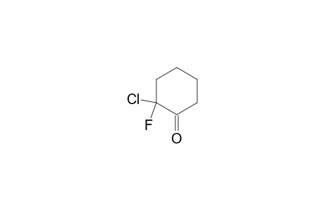 2-Chloranyl-2-fluoranyl-cyclohexan-1-one