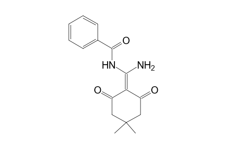 N-[Amino(4,4-dimethyl-2,6-dioxocyclohexylidene)methyl]benzamide