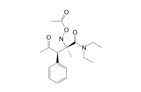 N,N-DIETHYL-2-[(ACETYLOXY)-AMINO]-2-METHYL-4-OXO-3-PHENYLPENTANAMIDE
