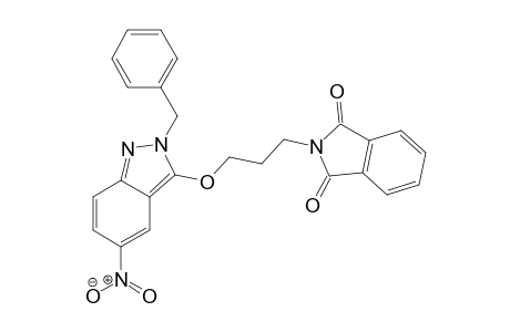 2-Benzyl-3-(3-phthalimidopropoxy)-5-nitro-2H-indazole