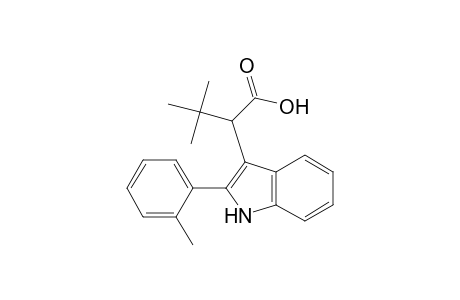 2-t-Butyl-2-(2'-tolyl-3'-indolyl)acetic acid