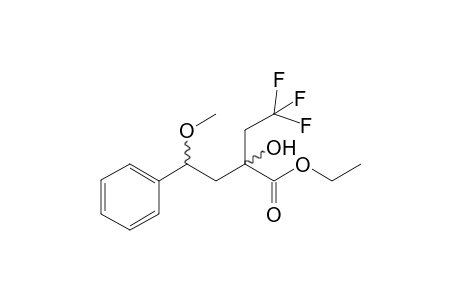 Ethyl 4,4,4-trifluoro-2-hydroxy-2-(2-methoxy-2-phenylethyl)butanoate