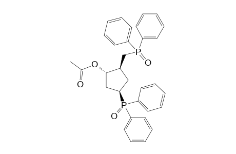 t-4-(Diphenylphosphinoyl)-t-2-[(2-diphenylphosphinoyl)methyl]-r-1-cyclopentyl acetate