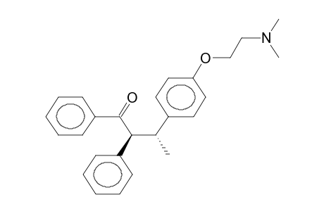 (1S,2S+1R,2R)-3-PARA-DIMETHYLAMINOETHOXYPHENYL-1,2-DIPHENYLBUTAN-1-ONE
