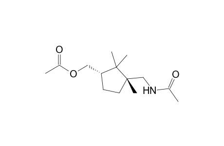 [(1S,3R)-3-(acetamidomethyl)-2,2,3-trimethyl-cyclopentyl]methyl acetate